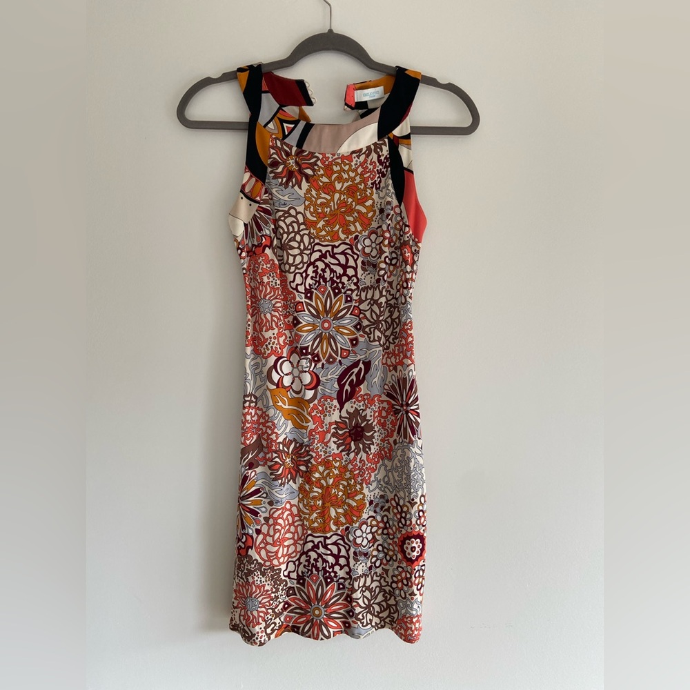 Emilio pucci floral Multicolor Sleeveless silk Dress xs